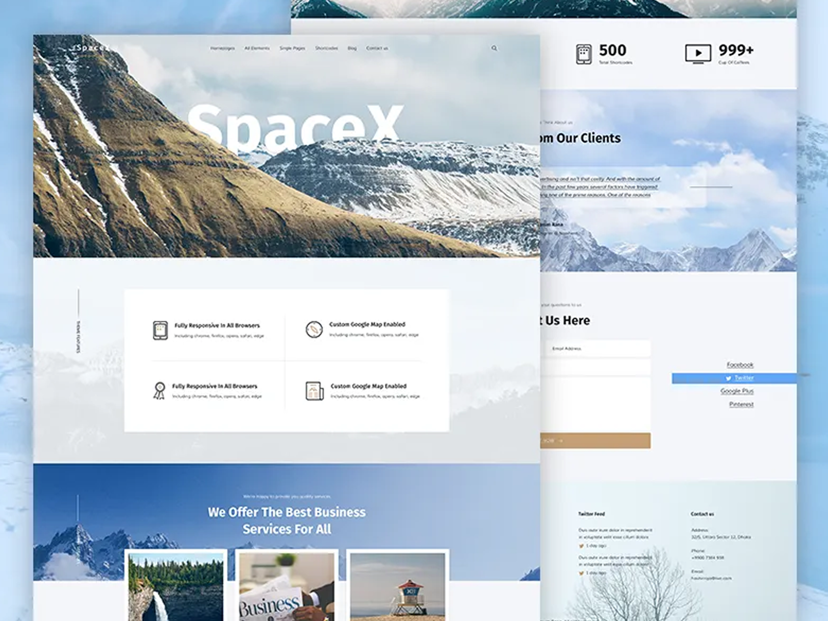 SpaceX Business Theme